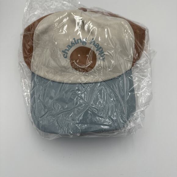 GOUMI Cap Hat StrapBack Adjustable “Chasing Happy” 22-23” Unisex 100% Cotton NEW - Picture 11 of 11